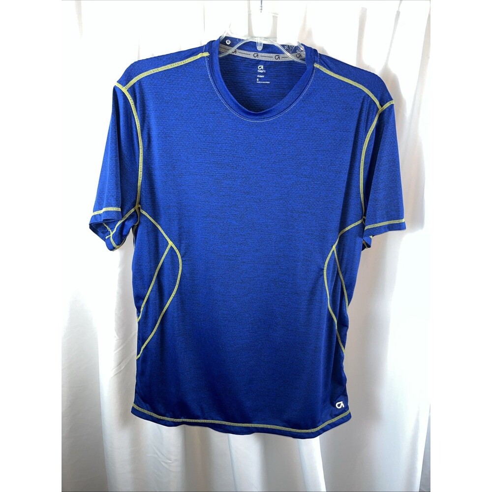 Gap Fit Dry Men’s Blue Athletic Performance T-shirt Size S Gym Workout